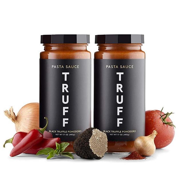 TRUFF Pasta Sauce, Black Truffle Pomodoro | Flavorful Tomato Sauce for Pasta, Pizza, and More | Non-GMO, Vegan, Pack of 2 (Pomodoro, 2 Count)