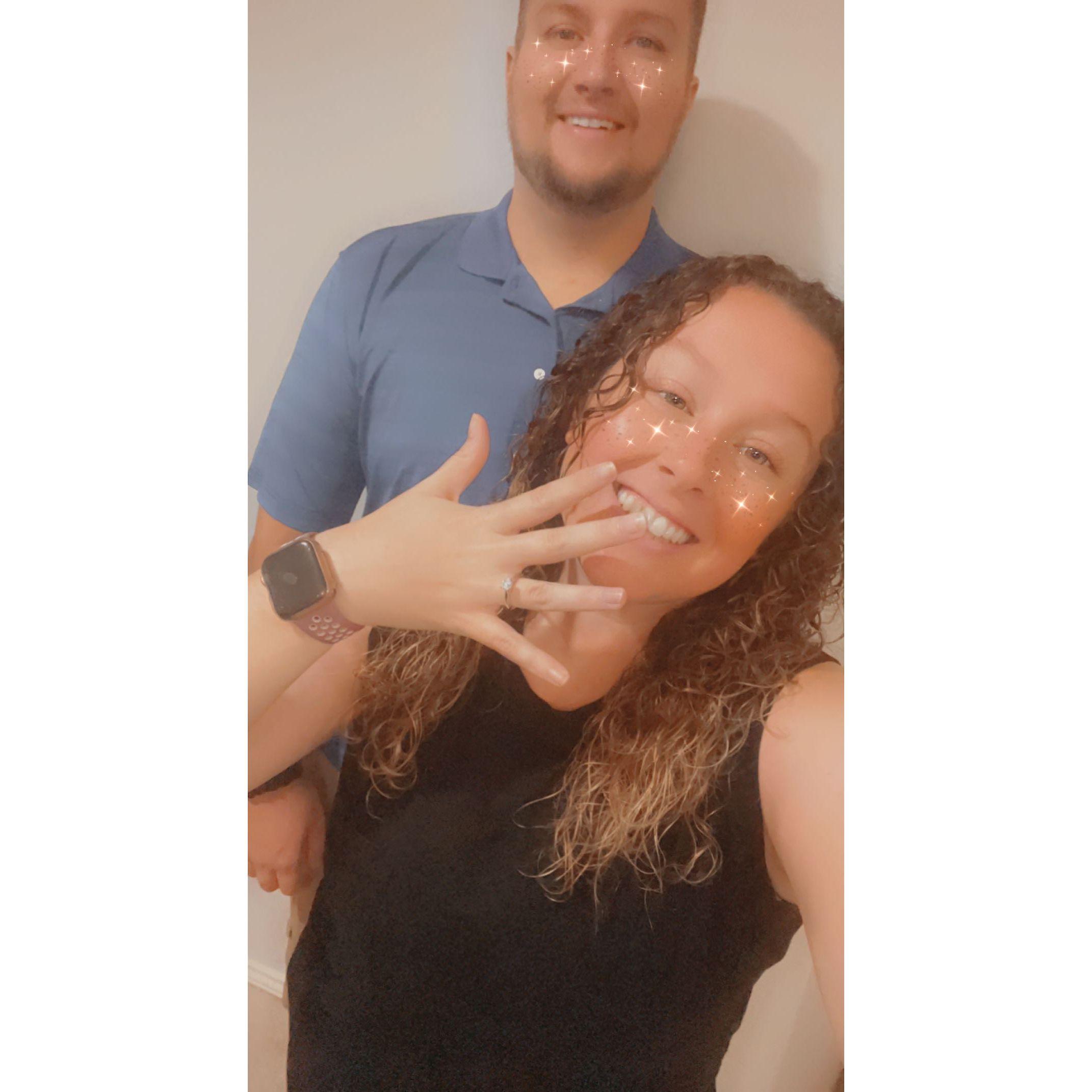 We got engaged!