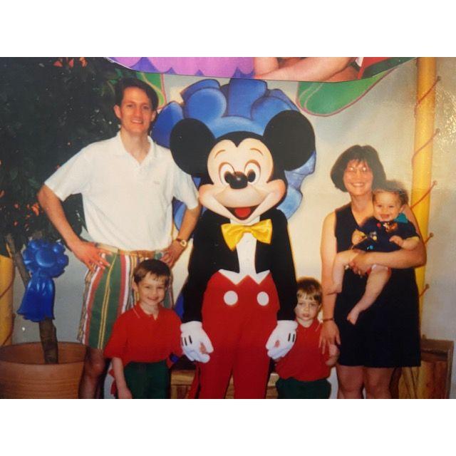 The Kubiniec family at Disney