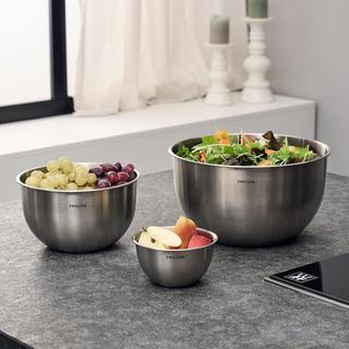 Fresh & Save 3-Piece Stainless Steel Vacuum Bowl Set
