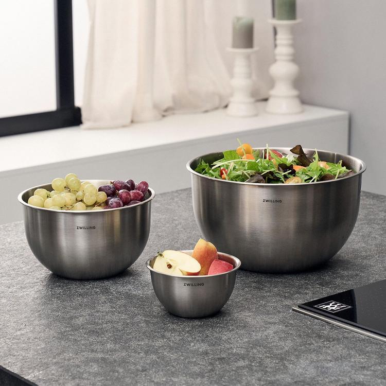 ZWILLING, Fresh & Save 3-Piece Stainless Steel Vacuum Bowl Set | Zola