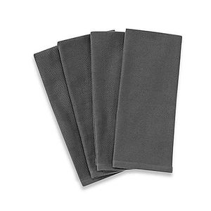 Keeco - Dual Purpose 4-Pack of Kitchen Towels in Grey