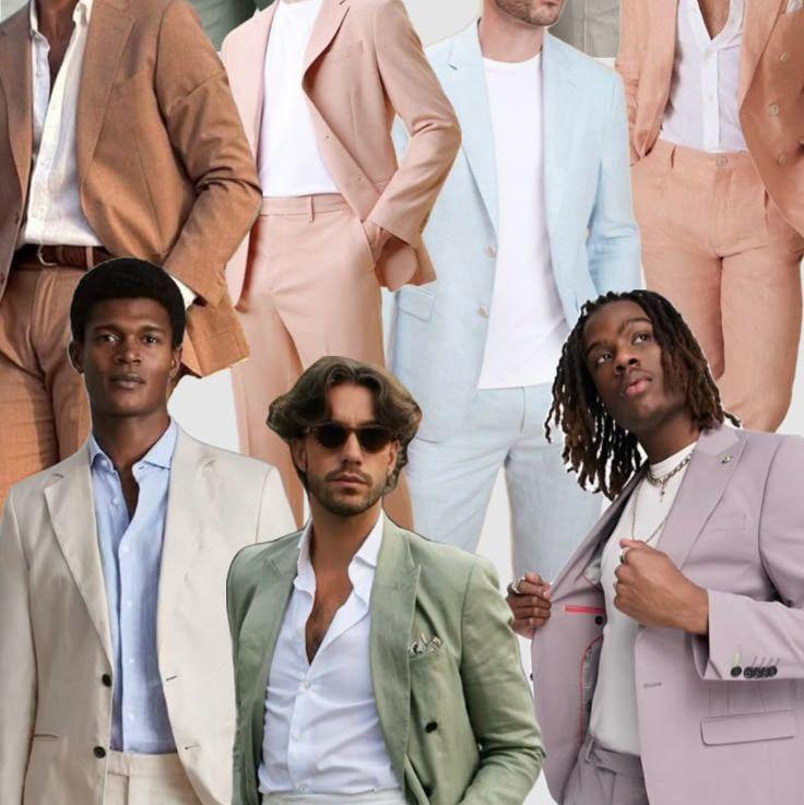 For men, these are a few examples of Garden Formal attire.