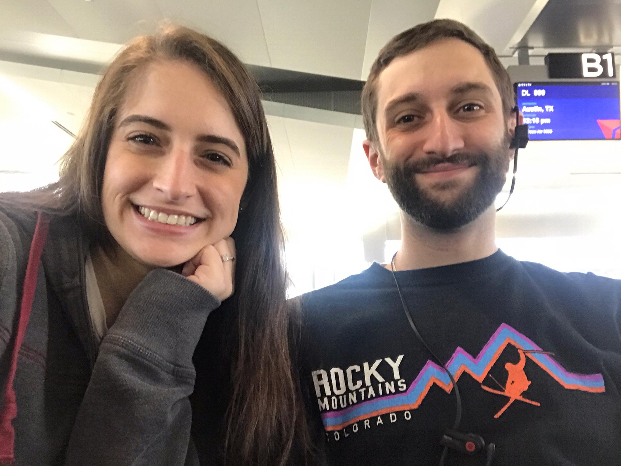 On our way to Austin for Thanksgiving/Feinstein Family Reunion