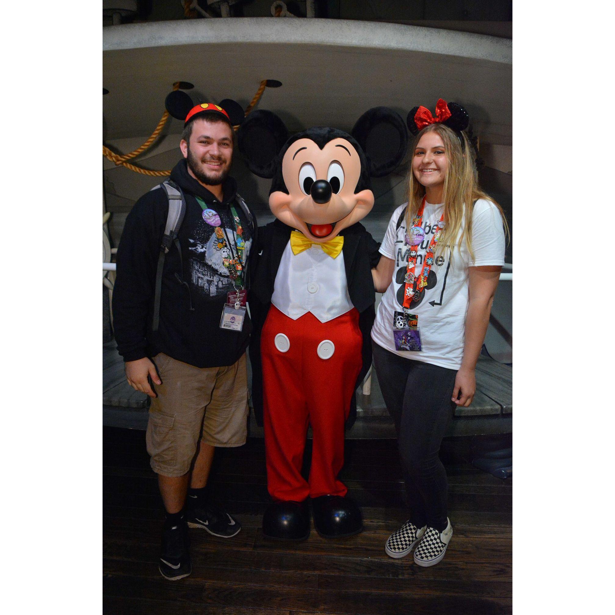 Our first but definitely not our last Disneyland trip together.