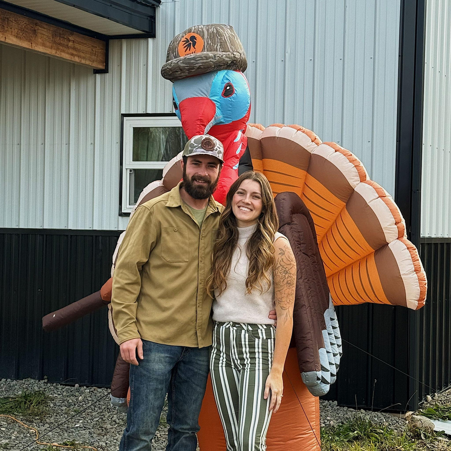 Thanksgiving 11/2025, of course we had to put up the inflatable turkey