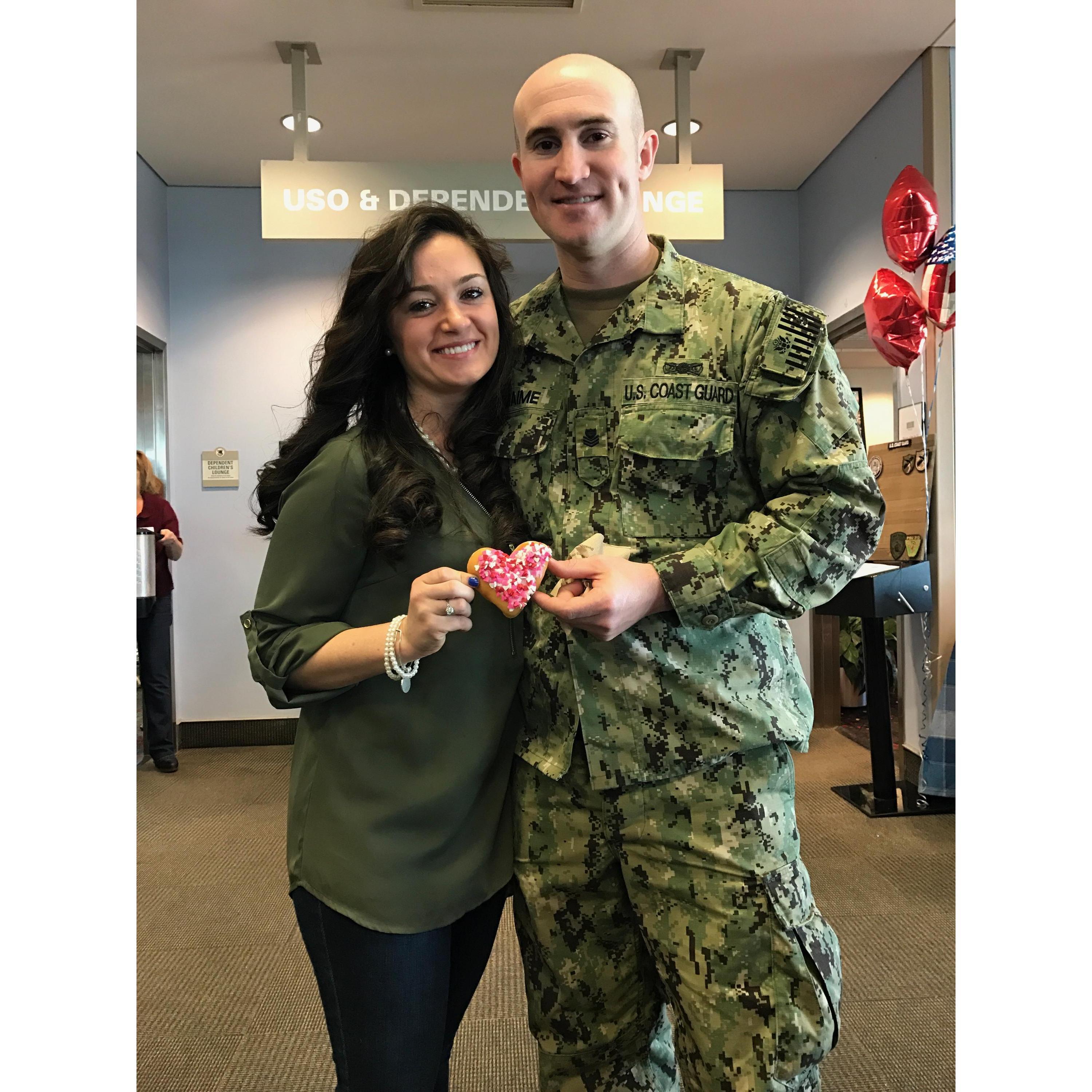 Leaving for deployment