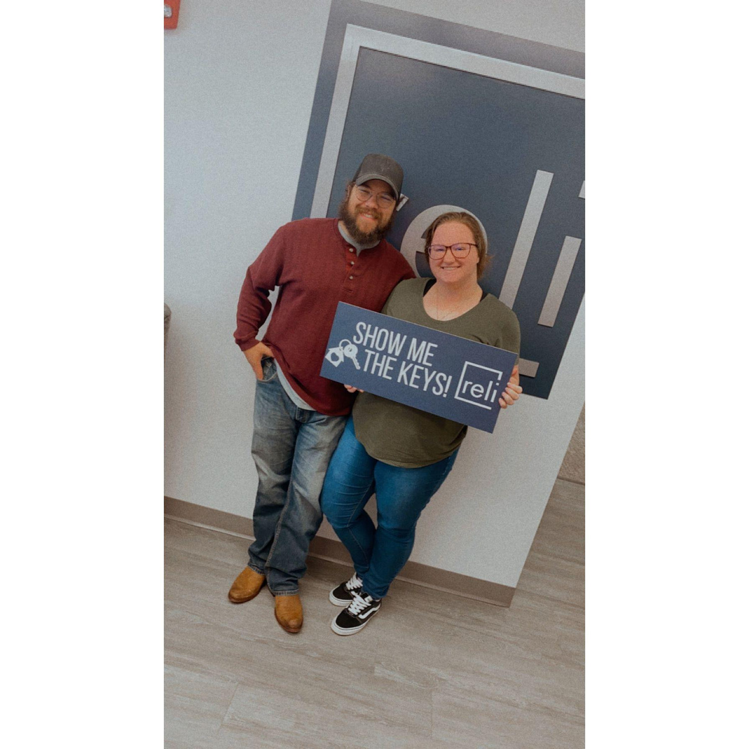 The day we bought our house! He proposed 3 days later