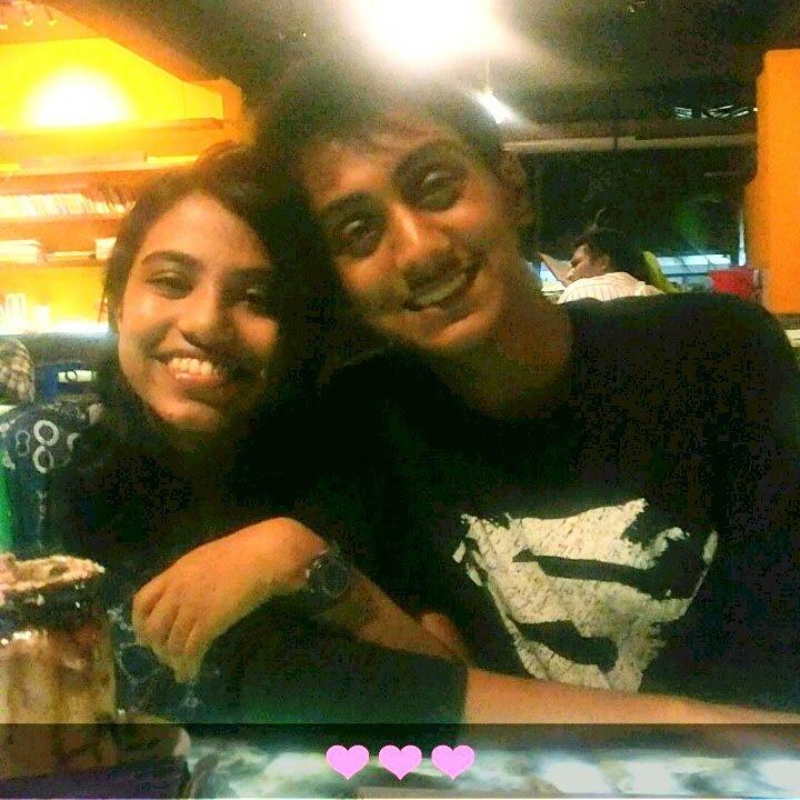 Our first photo together circa 2017
