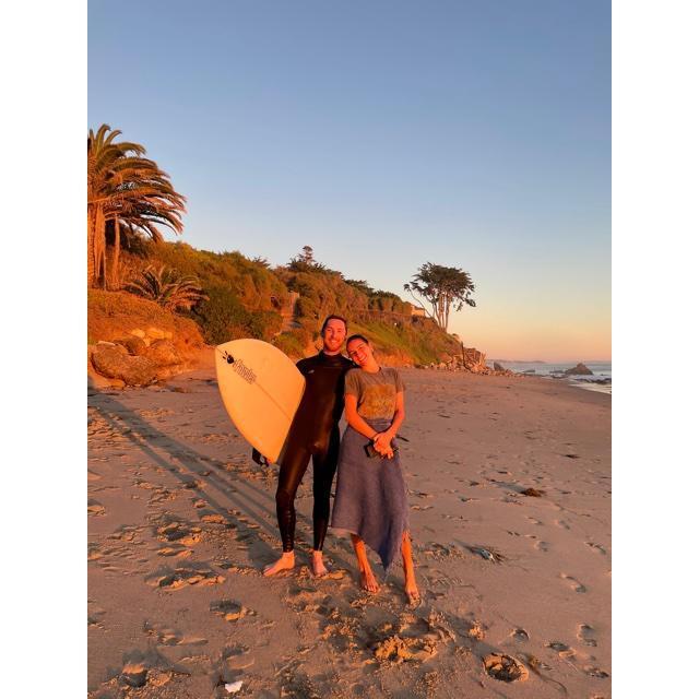 Surfing adventures in Malibu