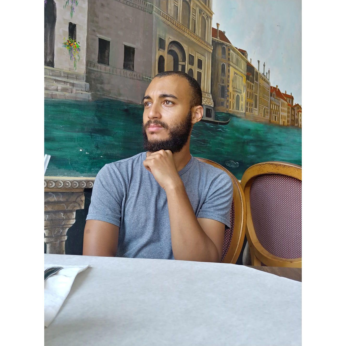 Pensive Daelen in New Orleans, 2019