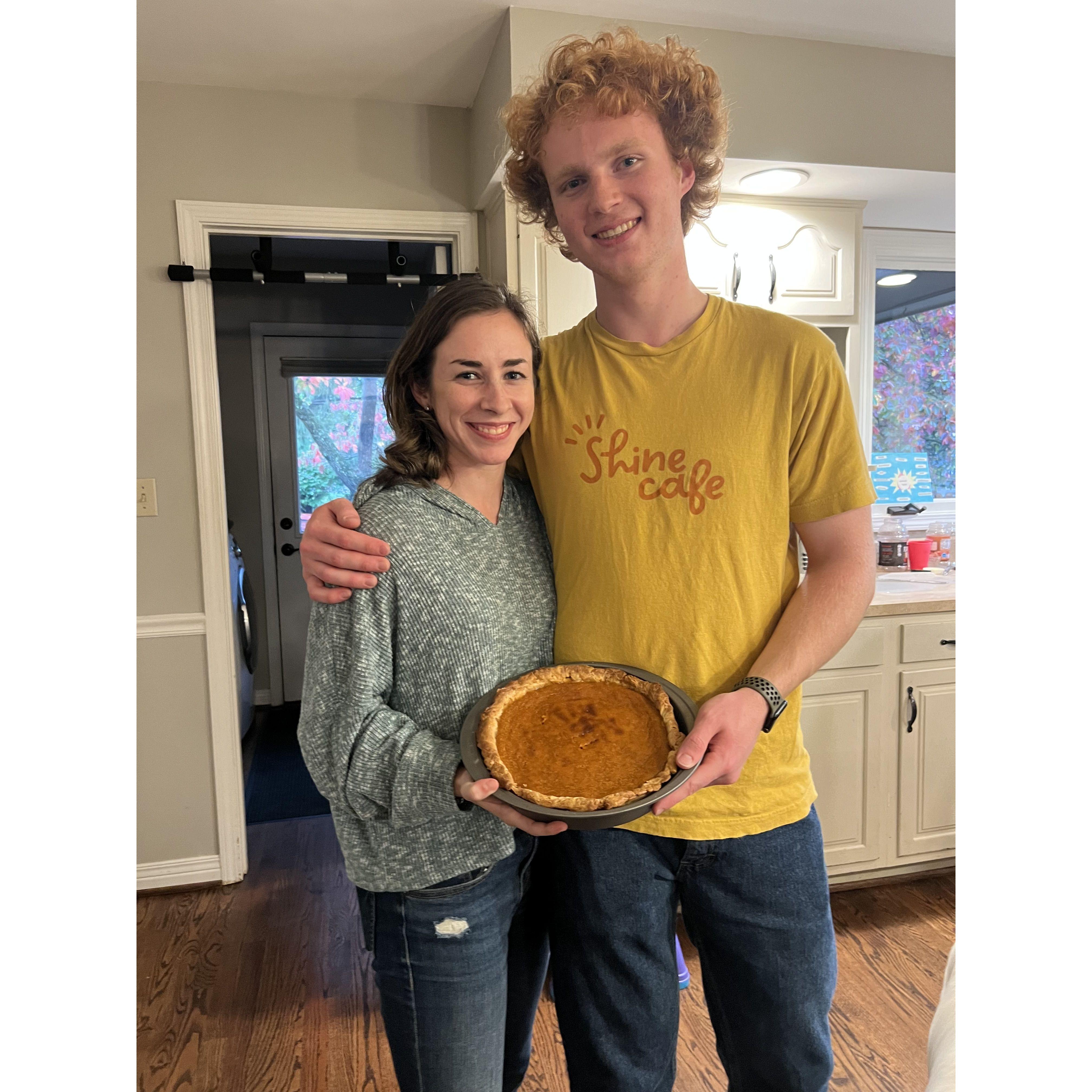 Attempt at making pumpkin pie