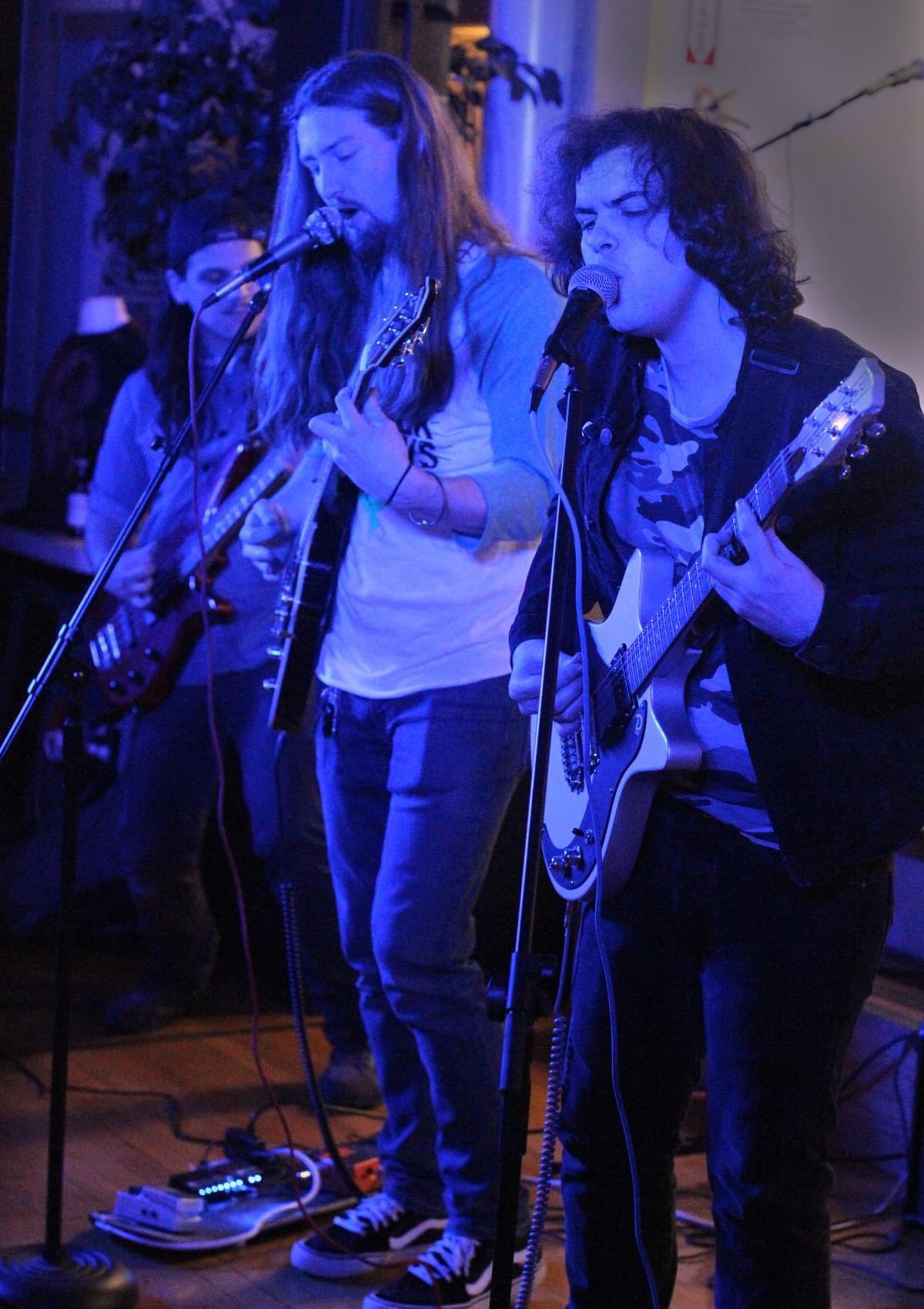 Christian Jamming with his Band ( Beach Zombies)