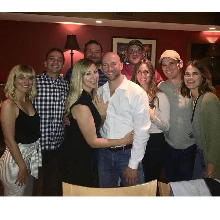 The night we got engaged!!