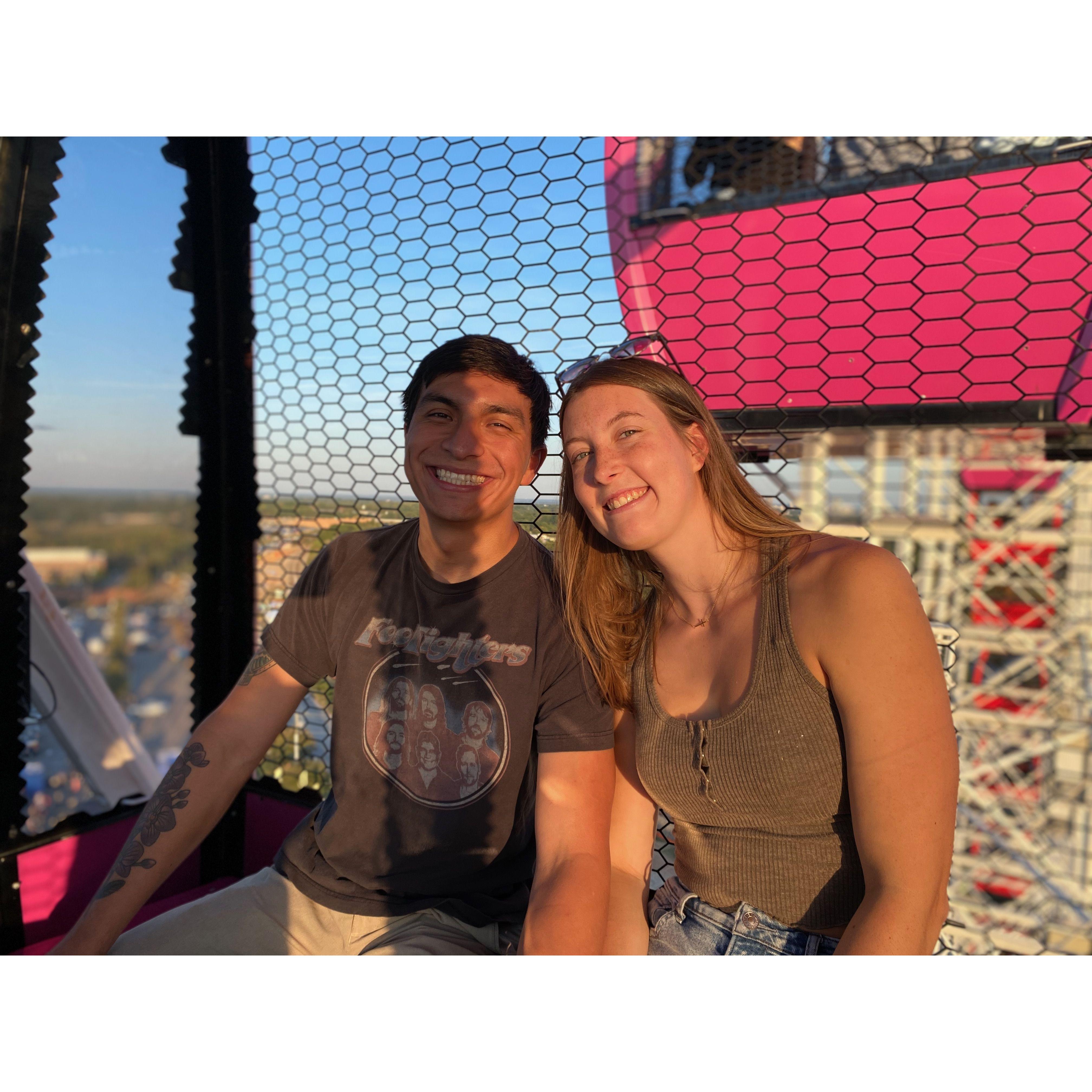 State Fair date and our first photo together, October 2022