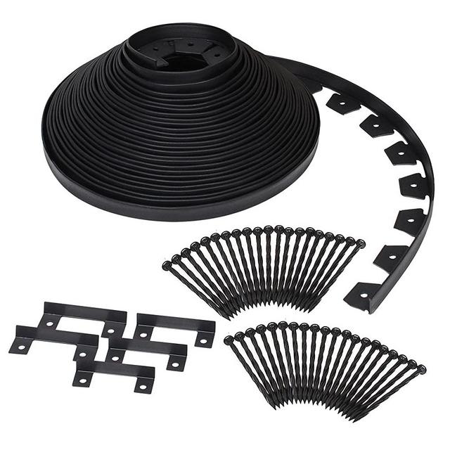 Dimex EdgePro Plastic Heavy Duty No-Dig Edging Kit, 100-Feet (3100-100C)