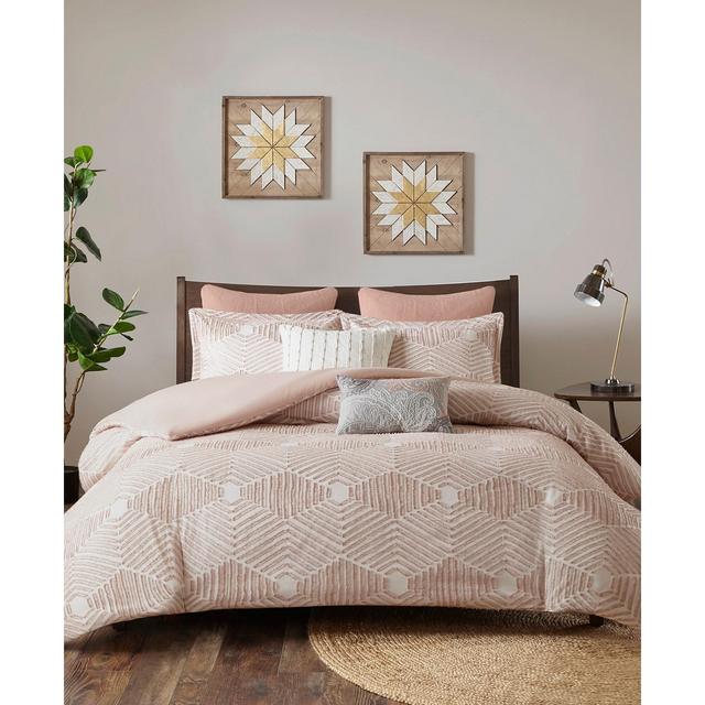 INK+IVY Ellipse Full/Queen 3 Piece Cotton Jacquard Comforter Set