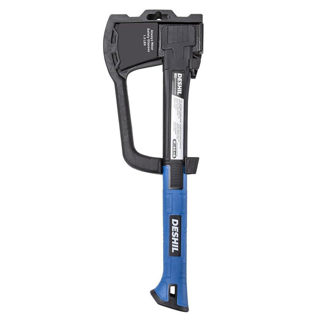 Chopping Axe, 18”Camping Outdoor Hatchet for Wood Splitting and Kindling, Forged Carbon Steel Heat Treated Hand Maul Tool, Nylon Handle Shock Reduction Handle with Anti-Slip Grip
