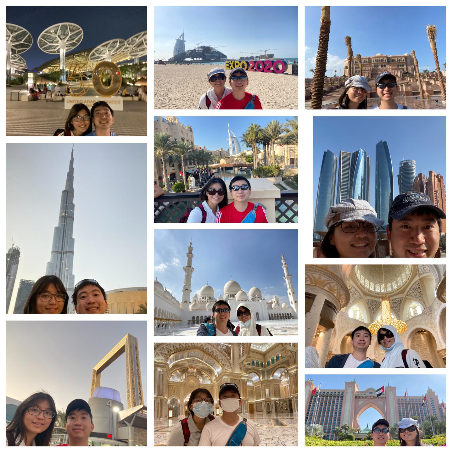 Abu Dhabi and Dubai, United Arab Emirates-12/2021