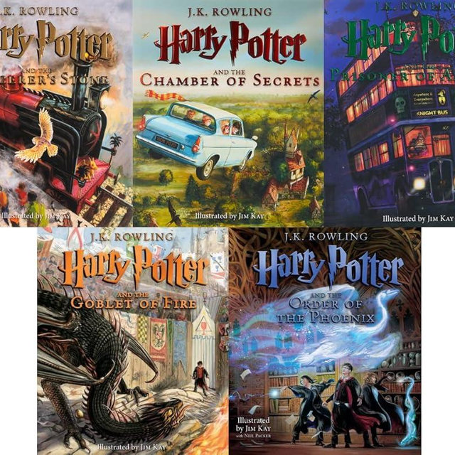 Harry Potter Illustrated Collection 1-5