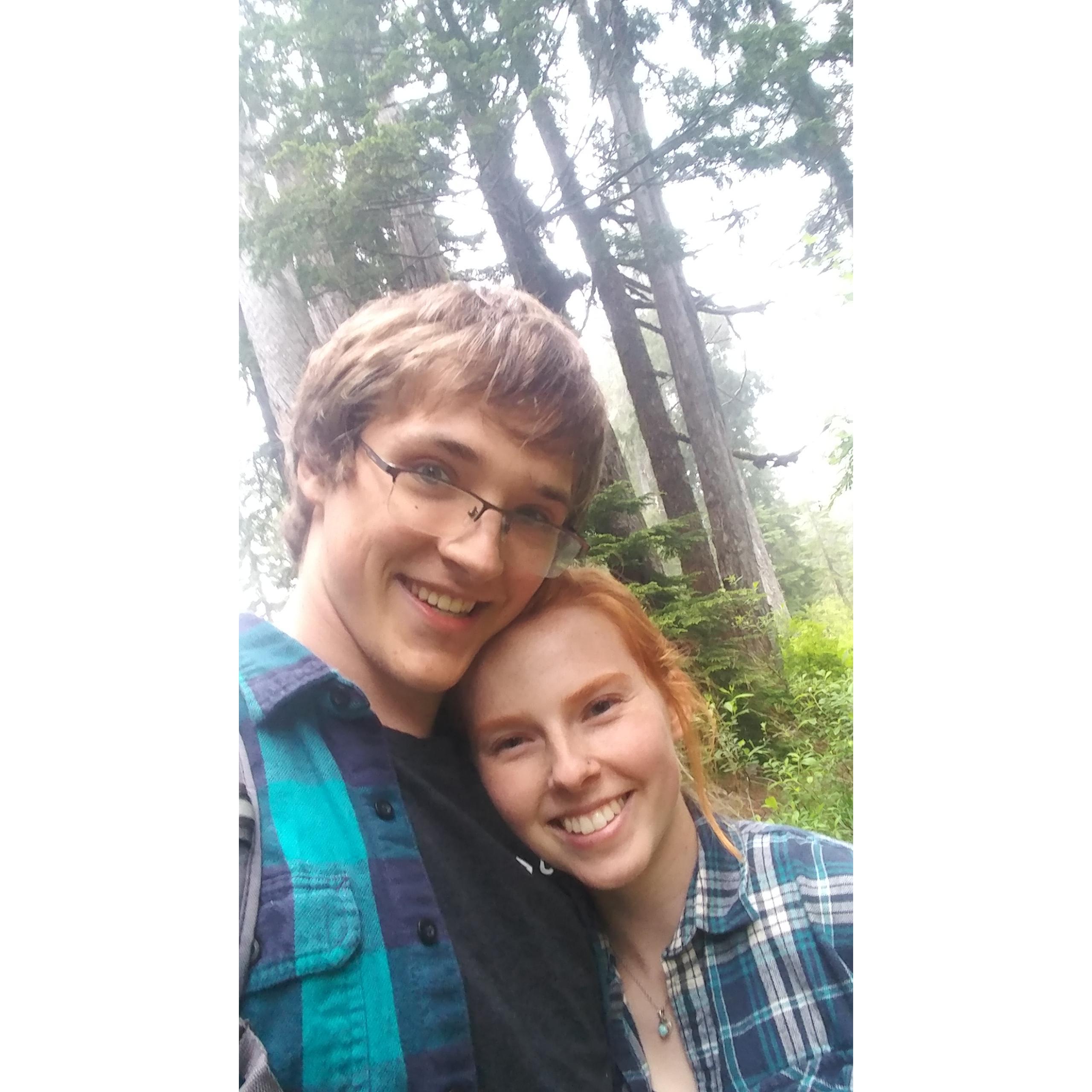 Our first Mt. Pichuck attempt before we got rained out.