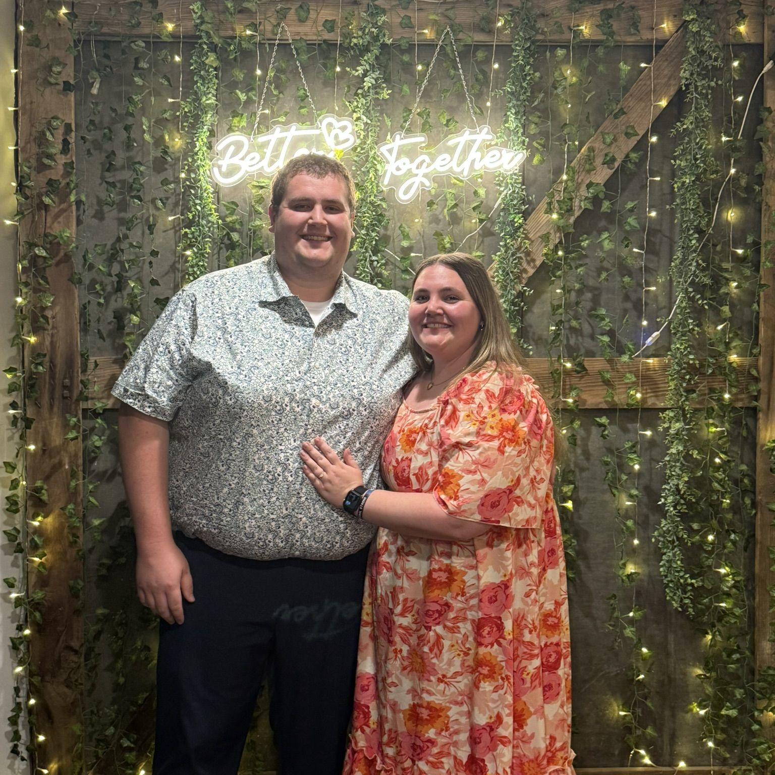 Enjoying Zander & Olivia's wedding!