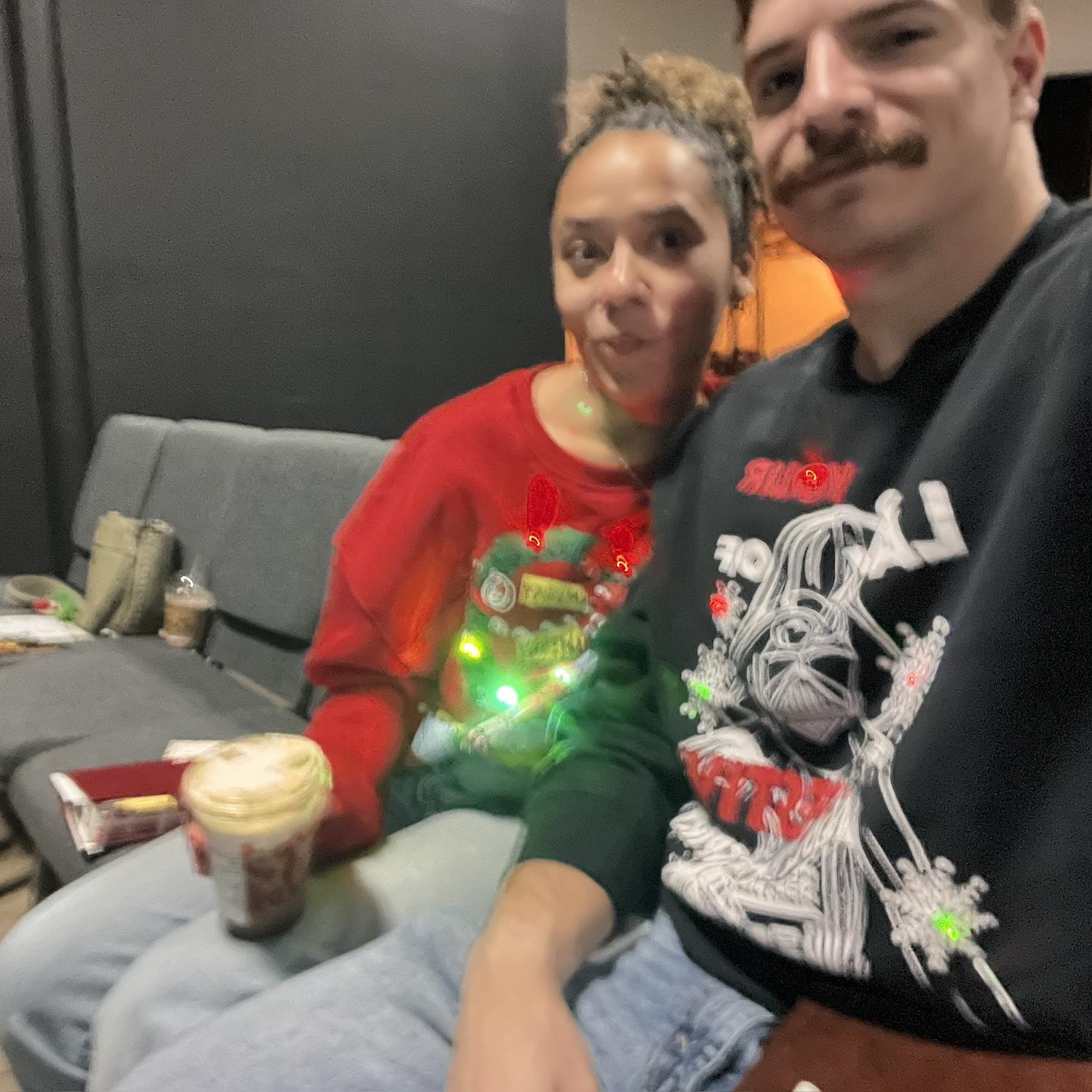 Silly sweaters at Christmas Service! 🎄✝️