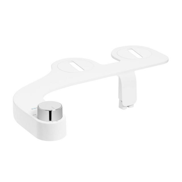 FreshSpa Comfort+ Ambient Temperature Non-Electric Bidet Attachment in White
