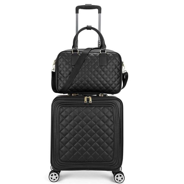 feilario Travel Softside Upright Rugged Carry On Luggage Sets with Spinner Wheels