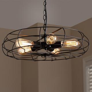 Jisa 5-Light Cage Fan Pendant Light