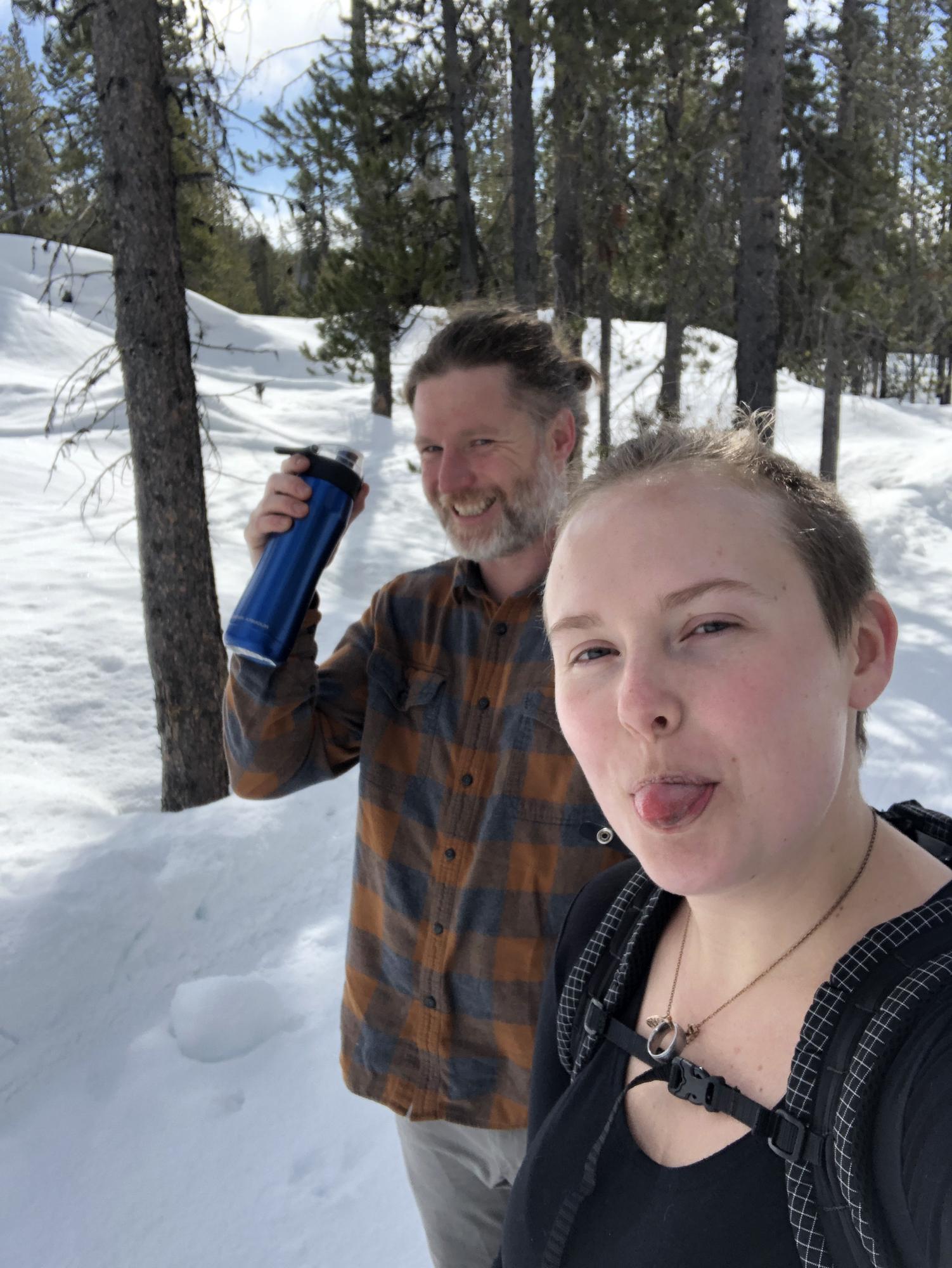 our first snow shoeing trip!