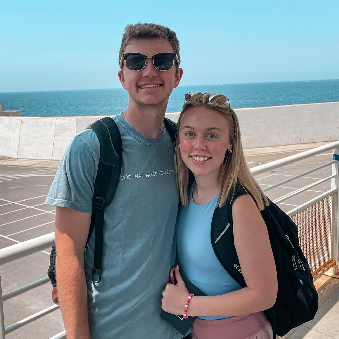 The cruise port in Rome