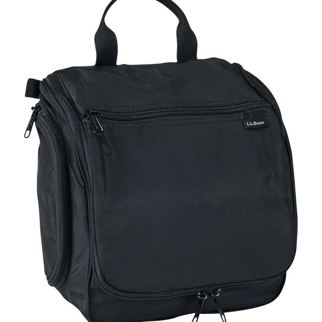 Personal Organizer Toiletry Bag, Medium - Black