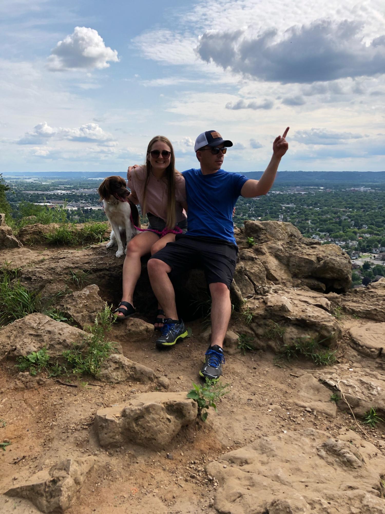 Hiking in Lacrosse, WI. 7/10/2021