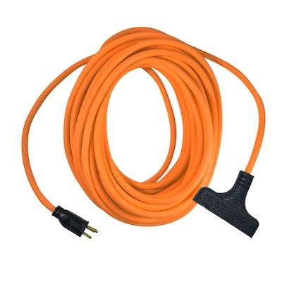 USW  12/3 Orange Triple Tap Extension Cords 25-ft 12 / 3-Prong Outdoor Sjtw Heavy Duty General Extension Cord
