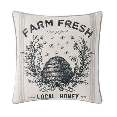 Bridge Street Logan Square Throw Pillow in Grey