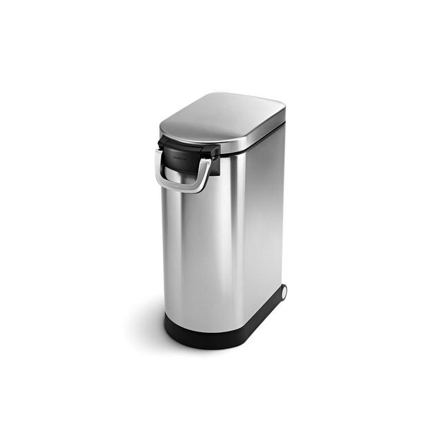 simplehuman X-Large Pet Food Can Brushed Stainless Steel