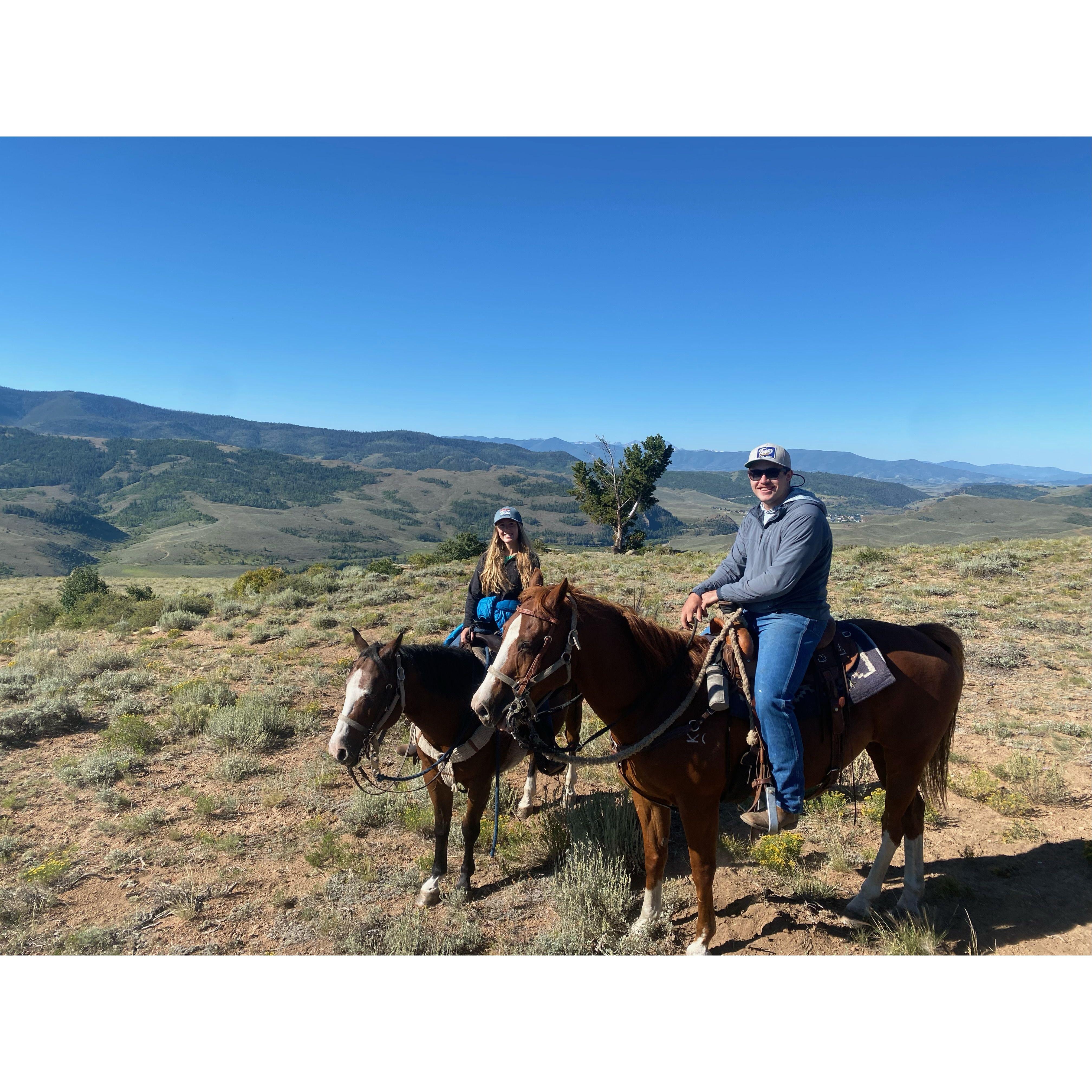 horseback rides at the ranch!