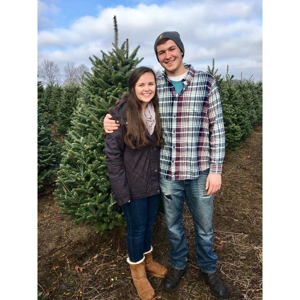 Our first Christmas together.