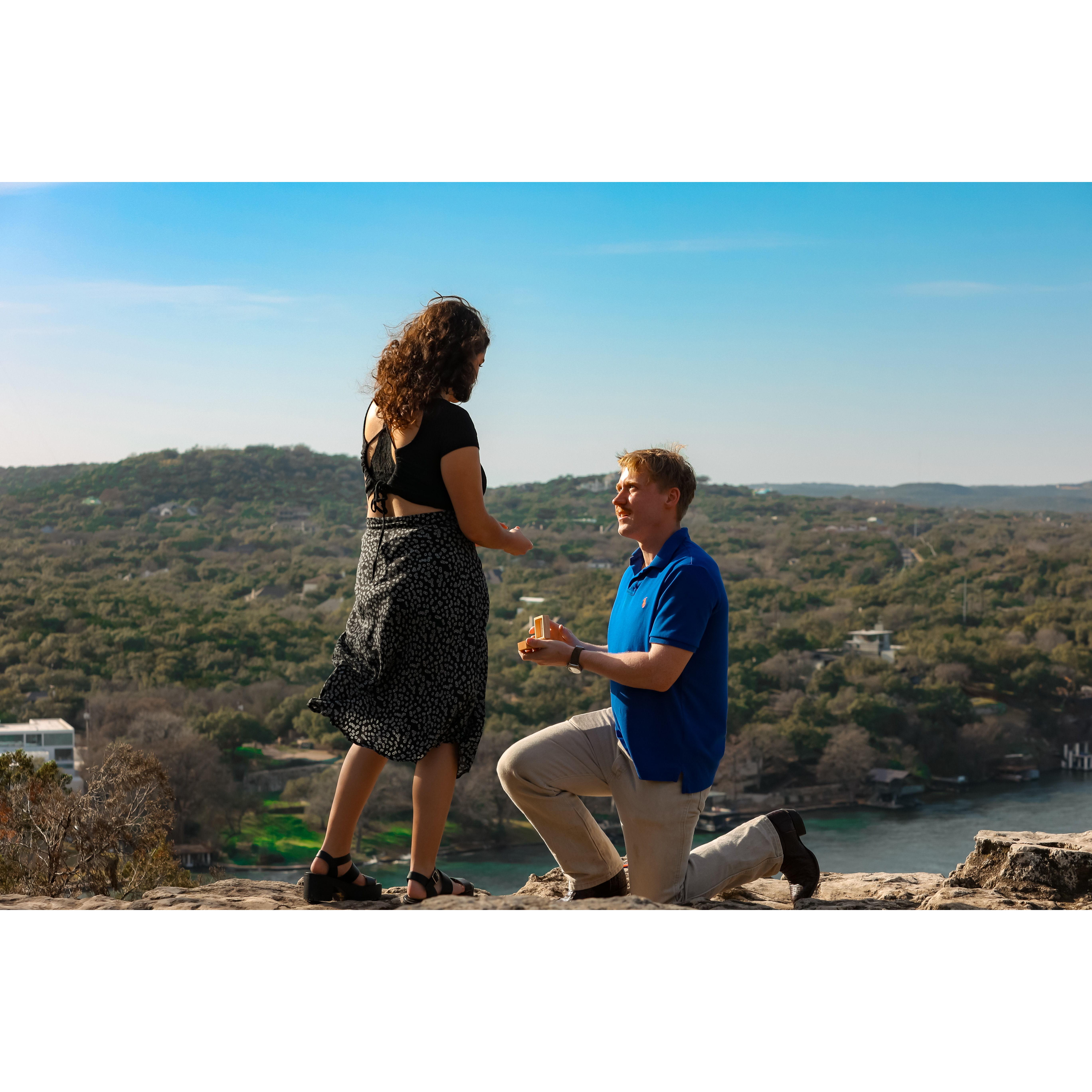 Collin was our amazing photographer for our engagement!