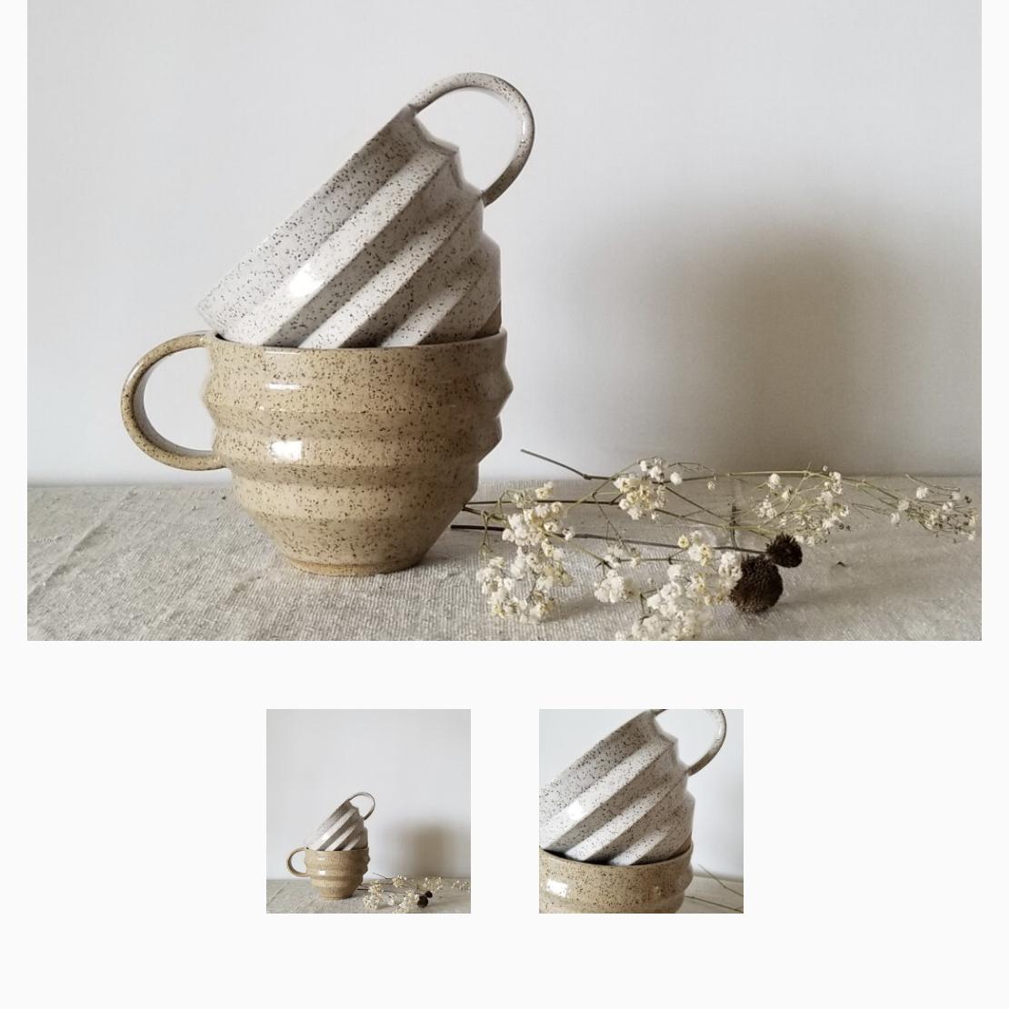Zig Zag Mug | Speckled