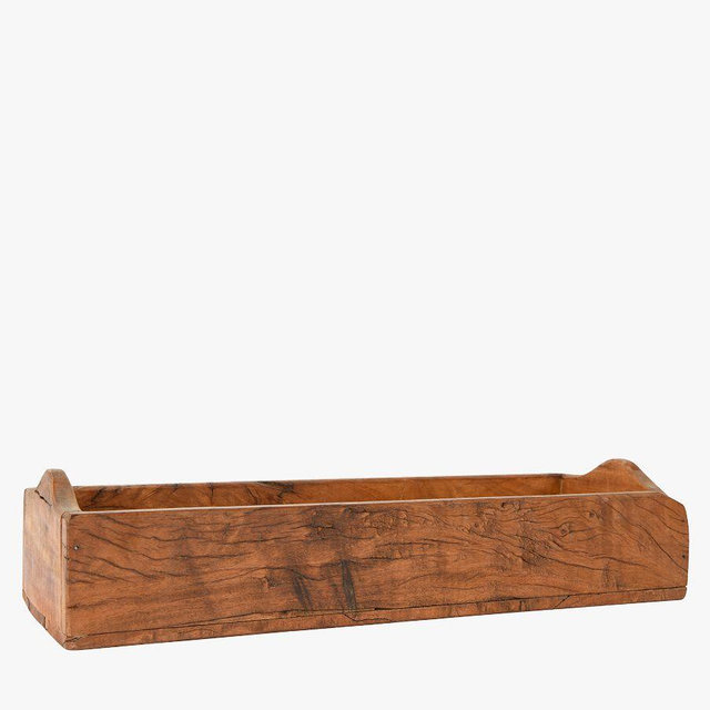 Found Reclaimed Wood Boxes, Set Of 3