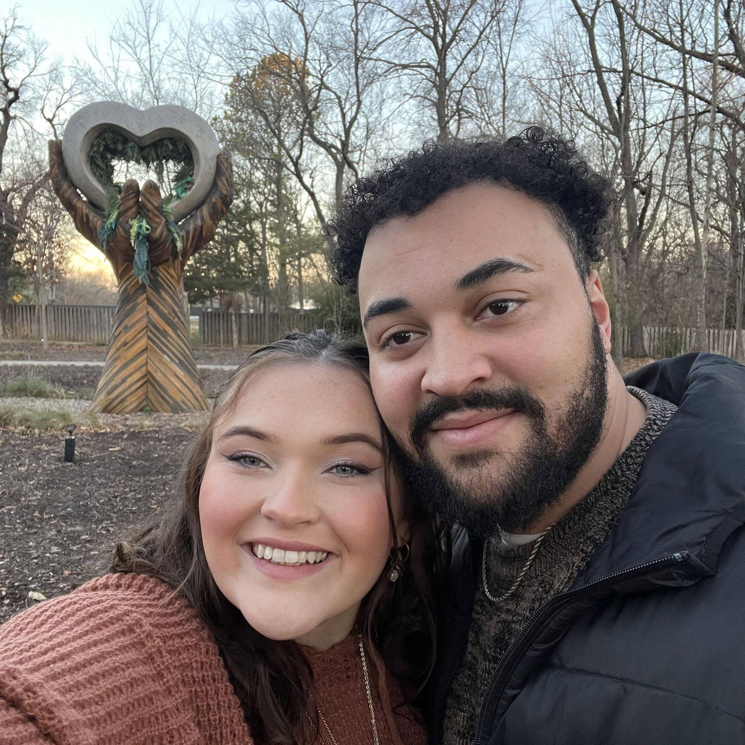 Us celebrating our 2 year anniversary in Bentonville, Arkansas!