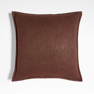 Laundered Linen Square Pillow Cover