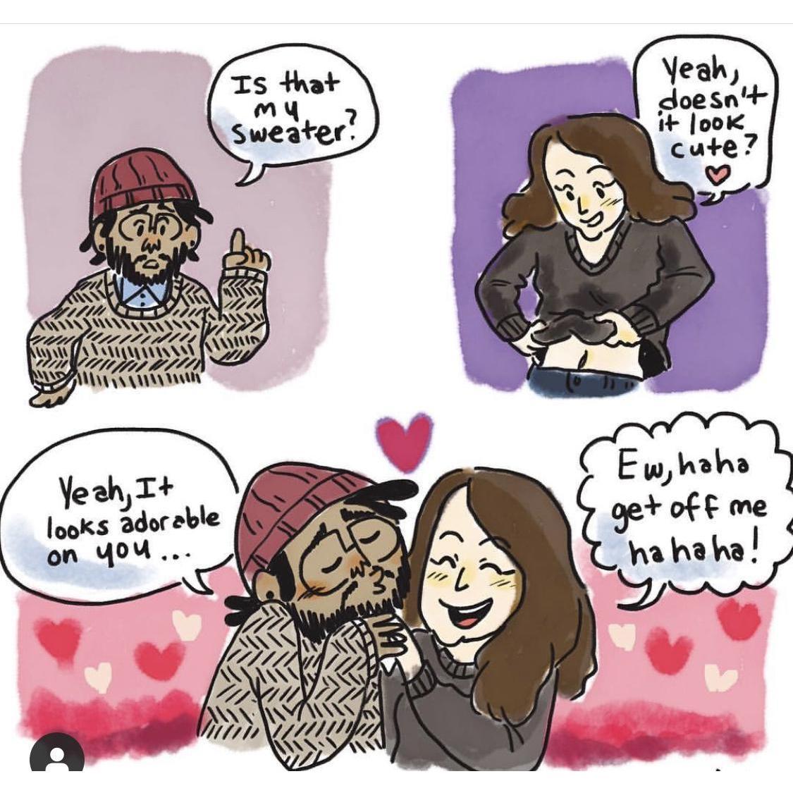 The first time Akeem featured Olivia in a comic.
