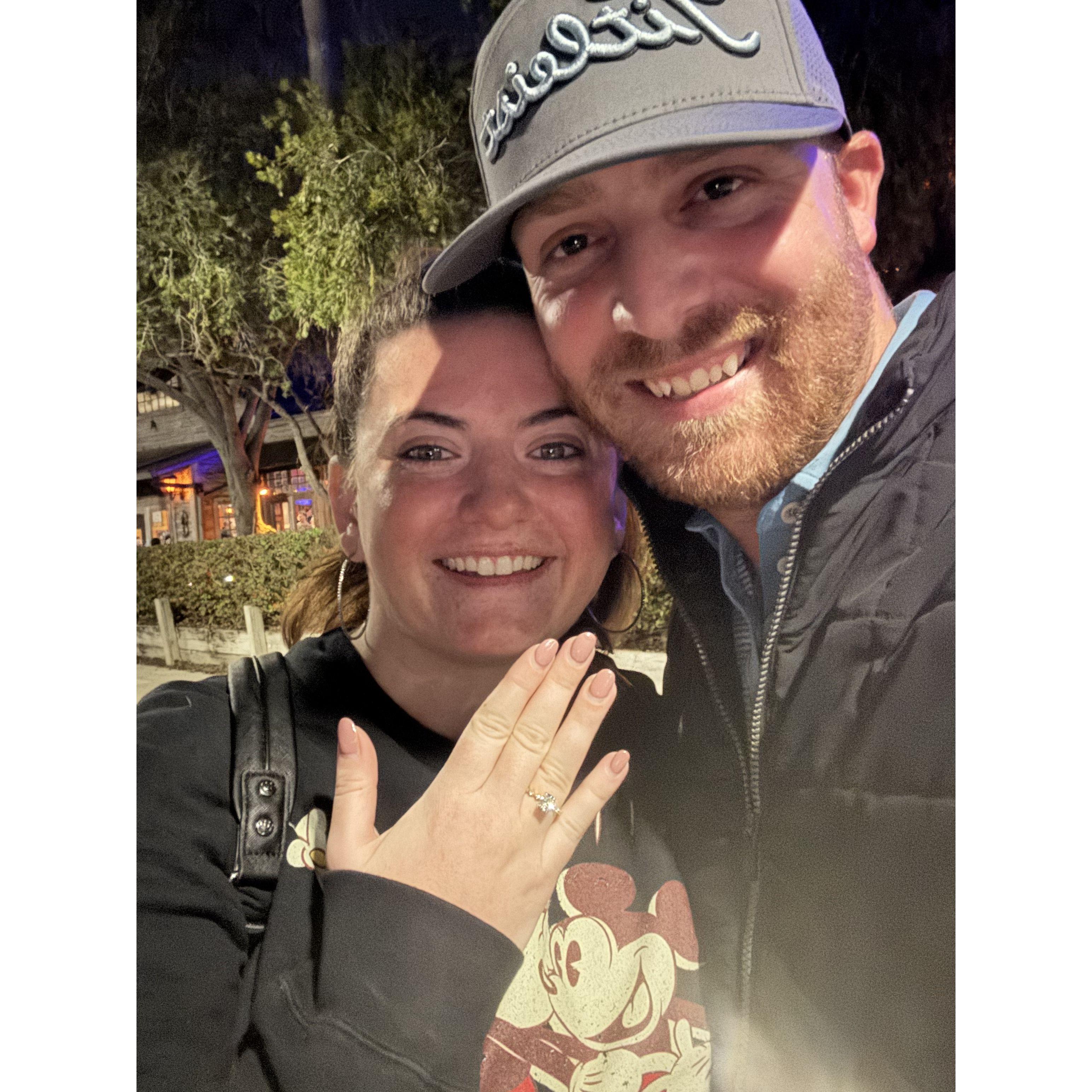 First picture as an engaged couple!