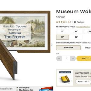 Museum Walnut Frame