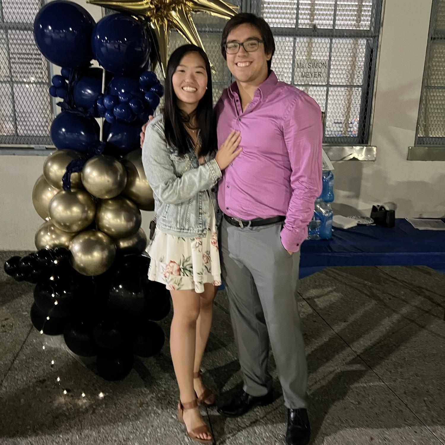 Ms. Oh convinces Ian to volunteer to chaperone Homecoming (& the students LOVED meeting Ms. Oh’s boyfriend!)