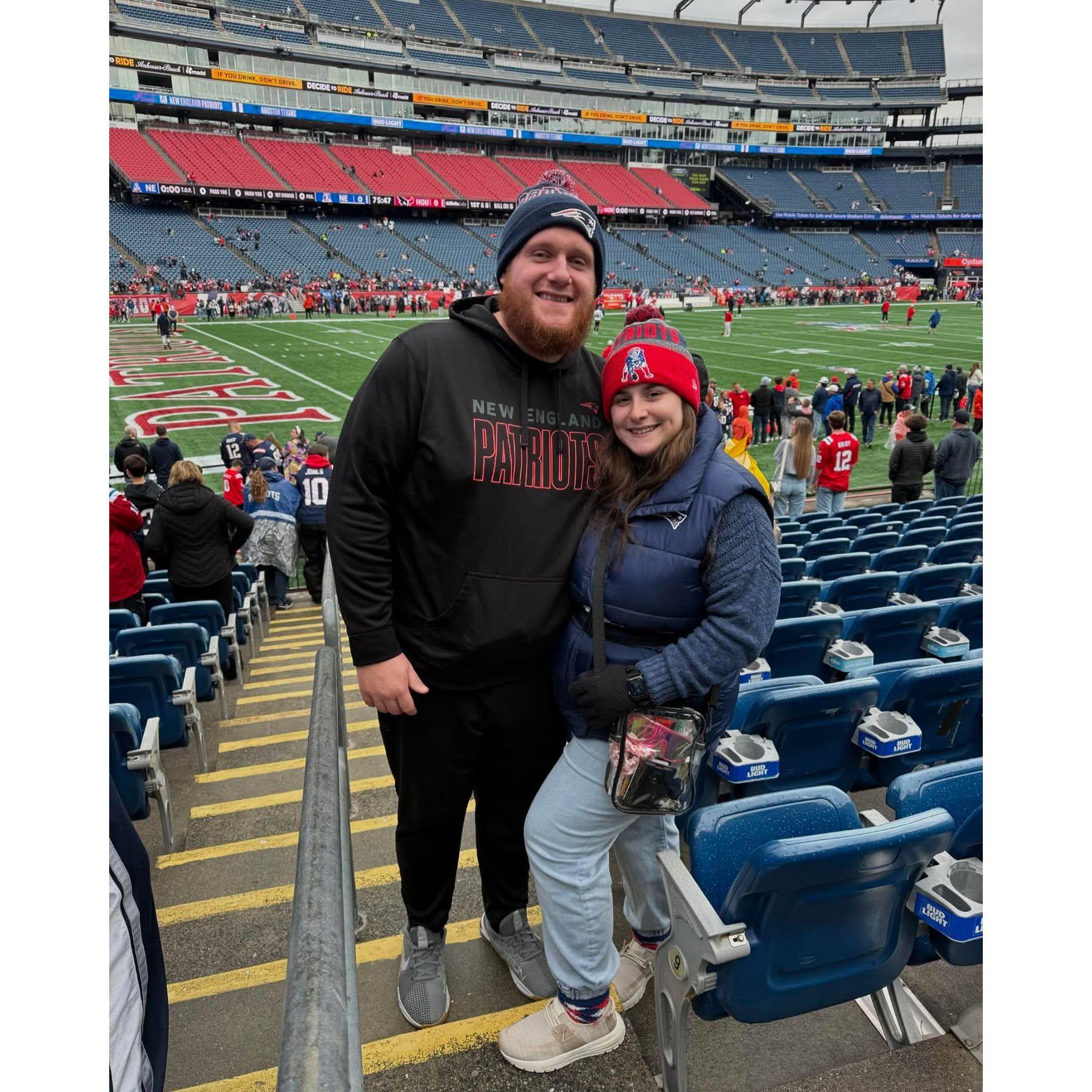 First Patroits Game (2024)