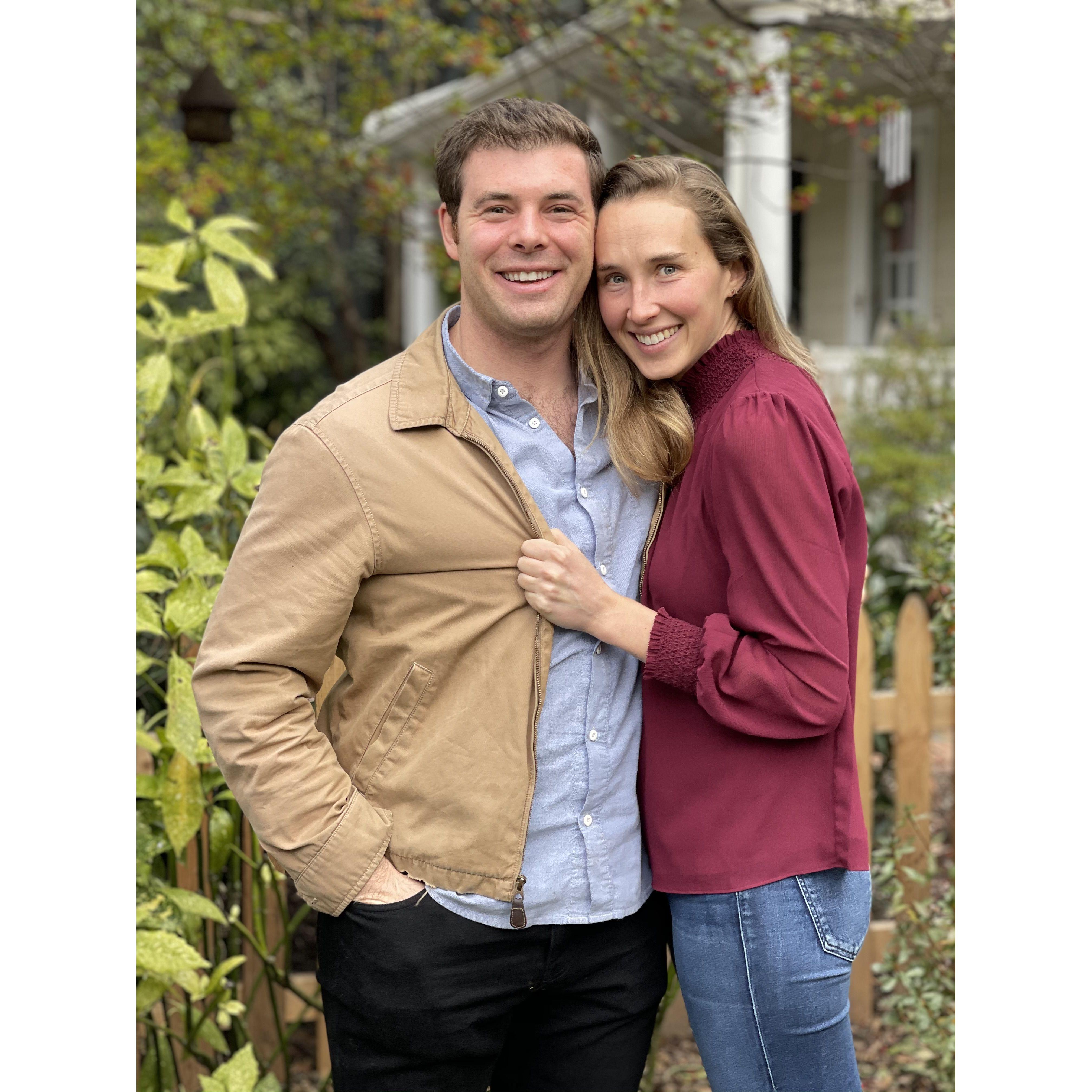 Our first Thanksgiving together. 